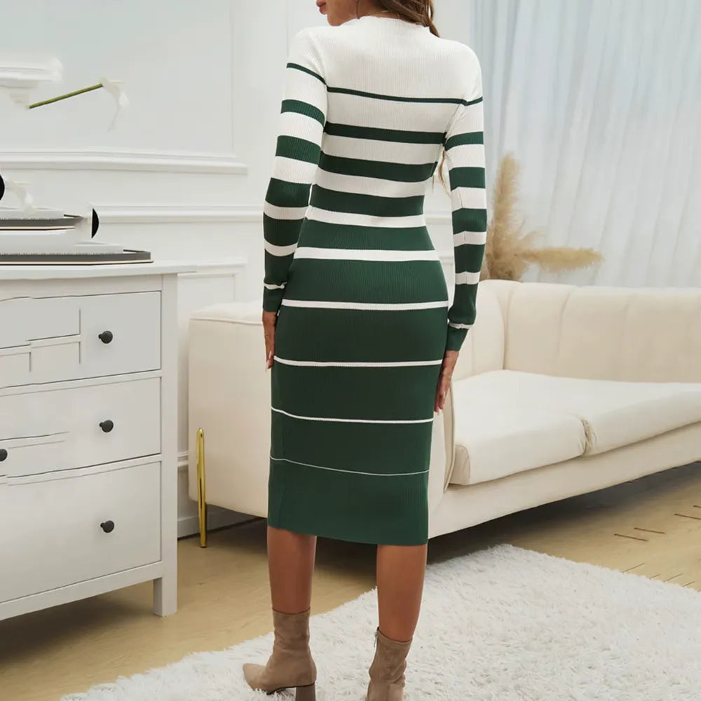 Vestido-Longo-em-Tric_-Listrado-Zellis